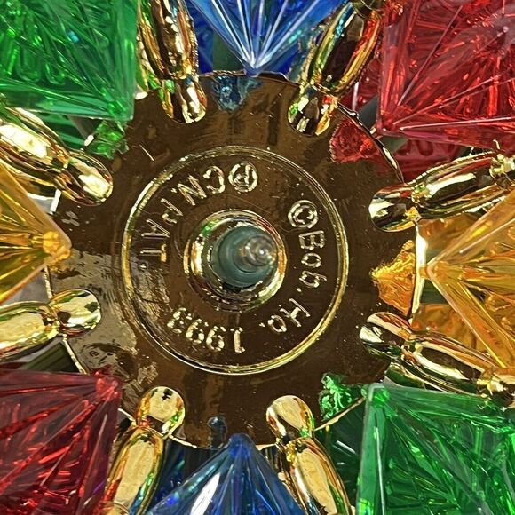 Vintage Christmas Tree Topper Star Bob Ho 1993 Not Working - Picture 11 of 14